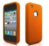 Orange silicone case for apple iphone 4g