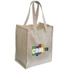 Organic cotton tote made of 10 ounce certified organic cotton