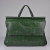 Original 100% leather lady hand bag