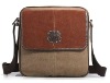 Original With Real Leather + Canvas Handbag Men Sports and Casual Bag  Messenger Bag Shoulder bag nvas Bag
