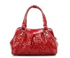 Original embossed patten leather hand bag