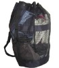 Outdoor sling sports bag with mesh