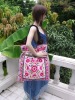 Oversize Tote Bag - Hand Embroidered HMONG Hill Tribe Bag - Baby Carrier