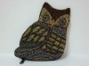 Owl Shaped Beaded Coin Purse