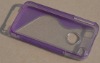 PC + Silicone phone skin cover case for iPhone 4