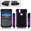 PC TPU SILICONE Case for Blackberry 9630 9650 triple defender cover