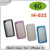 PC+TPU Soft Edges with Hard Surface for iphone 4