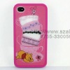PC cartoon pattern protective case for case for iphone4s