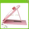 PDA Pink Leather Case For iPad