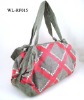 PINK PLAID COTTON HANDBAG