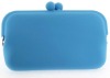 POCHIV Blue Silicone Pouch for Mobile Phone, MP3 Player