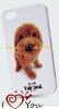 POODLE cute dog Case For iPhone4s