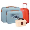 PP luggage set--NL415 WITH TROLLEY BECAUTY CASE AND SUITCASE