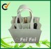 PP non woven 6 bottle wine bag with 6 compartments