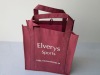 PP nonwoven  foldable  bag with silk screen print