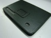 PU Black Leather Case cover for Motorola Xoom