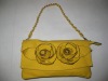 PU Flower designer shoulder bags