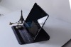 PU Leather 360 Rotating Cover Stand For iPad 2 Case, With Luxury Crocodile Pattern