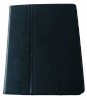 PU Leather Case With Stand - Black Cover for smart