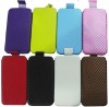 PU Leather Case (carbon fiber) for iPhone 4
