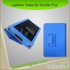PU Leather Case for Kindle Fire With a Stand Function