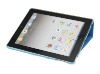 PU Leather Case for new ipad, Standing Case for new ipad, work with sleep and wake up function