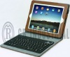 PU Leather Case with wireless Bluetooth keyboard for iPad 2