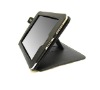 PU Nappa Leather Padfolio Case with Stand for iPad (Black)