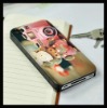 PU Plastic Cell Phone Case Cover for iPhone 4 hard back  Best Gift Fashion Style lovely little Bear