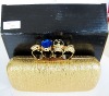 PU Skull Clutch