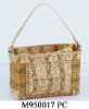 PU bamboo placemat handbag