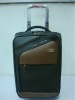 PU black&brown travel luggage