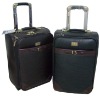 PU black travel luggage bag