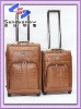 PU carry on luggage suitcases. trolley luggage