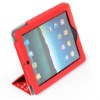 PU folding leather case for ipad 2