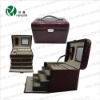 PU jewelry case,makeup box,travel cosmetic case