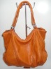 PU ladies orange one shoulder bag