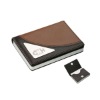 PU leather business name card holder