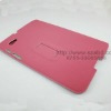 PU leather cover case for samsung p6800