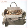 PU leather fashion woman handbags 2012