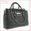 PU leather fashion woman handbags 2012