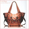 PU leather fashion woman handbags 2012