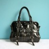 PU leather fashion women handbag 2012