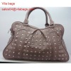 PU leather fashion women handbag 2012