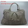 PU leather fashion women handbag 2012