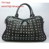 PU leather fashion women handbag 2012