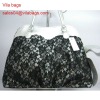 PU leather fashion women handbag 2012