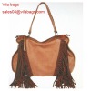 PU leather fashion women handbag 2012