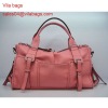 PU leather fashion women handbag 2012