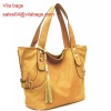 PU leather fashion women handbag 2012